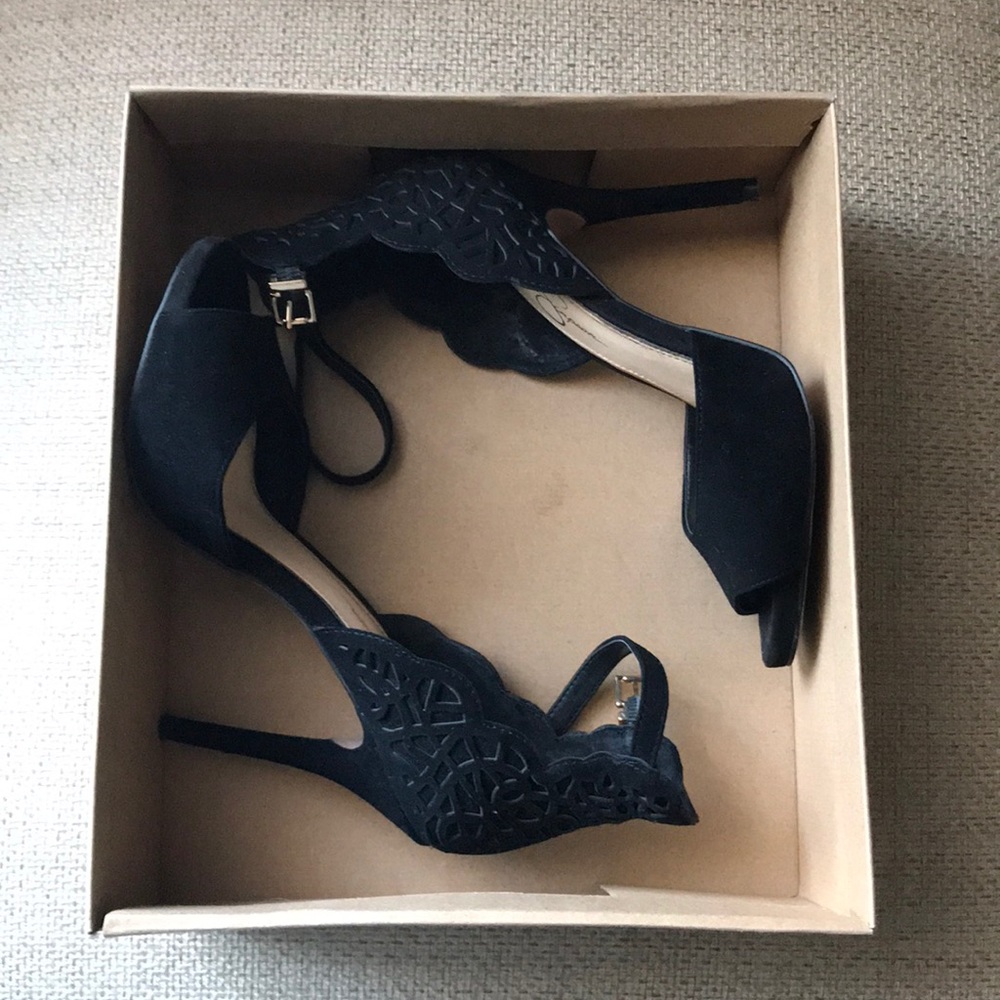 Jessica Simpson black heel, style Bellona, 7.5